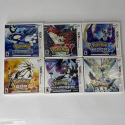Nintendo 3DS - Pokemon Games $25-$50