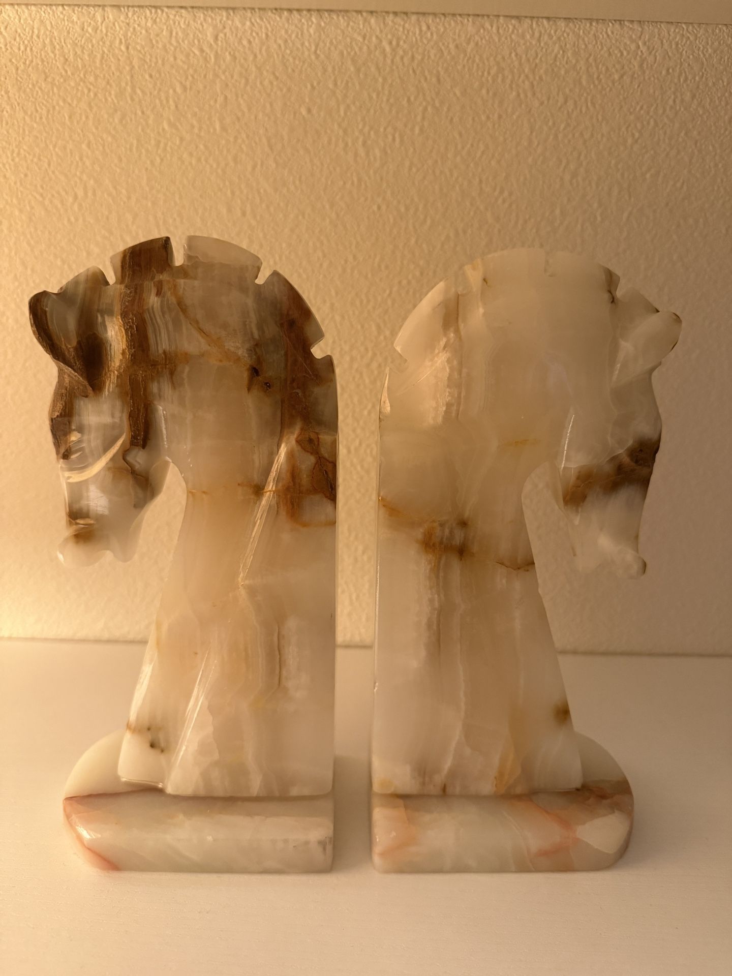 Vintage Onyx Bookends