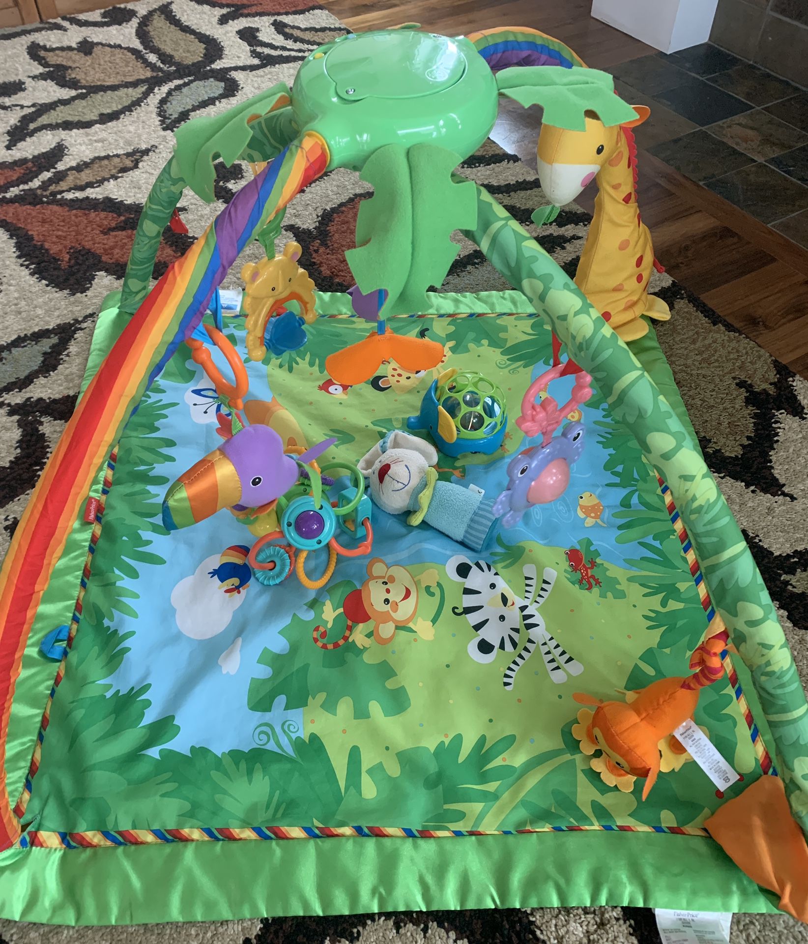 Fishier-Price baby gym playmat with toys