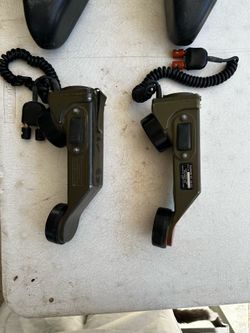 Pair of Vintage US Army Military Field Telephone Set TA-1/PT & Hard Carry Cases