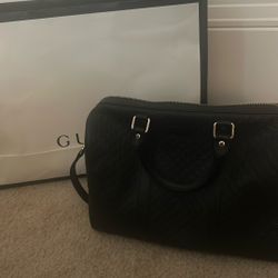 Authentic Black Gucci Bag