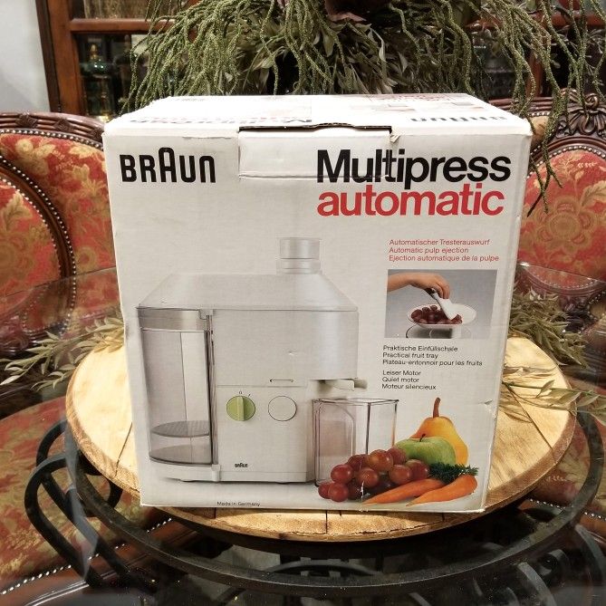 Braun Multipress Automatic Juicer Extractor Made in Germany MP80