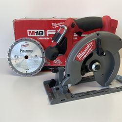 Milwaukee 2730-20 M18 FUEL 18V Lithium-Ion Brushless Cordless 6-1/2 in. Circular Saw (Tool-Only)