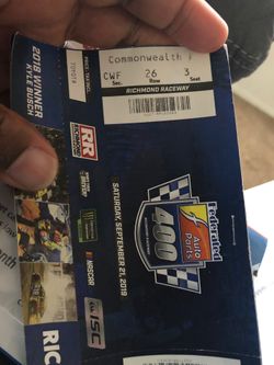Tickets to race tonight