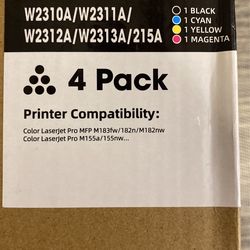 215A Toner Cartridges High    Color Laserjet Pro MFP M183fw M183n M182nw M18n M155a M15