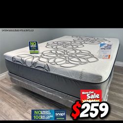Queen Sky Comfort Bamboo Cool Gel Memory Foamm Matres!!