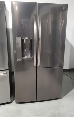 LG Side-by-Side Black Stainless Refrigerator Fridge
