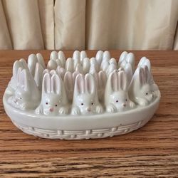 Fitz And Floyd Bunny Soap Dish 