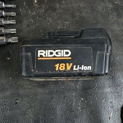 Ridgid 18v Lithium-Ion Battery 2.2ah