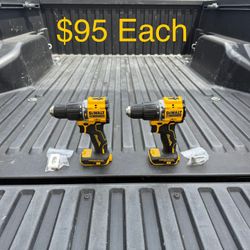 DEWALT ATOMIC 20-Volt MAX Brushless Cordless 1/2 in. Hammer Drill (Tool-Only) **2 Available, $95 Each**