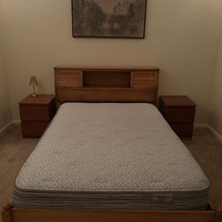 Full Bed Frame And Mattress 