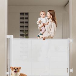 71" Retractable Gate for Baby and Pet 34" tall