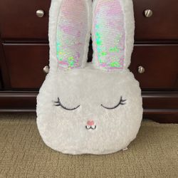 White Bunny Stuffed Animal/Pillow