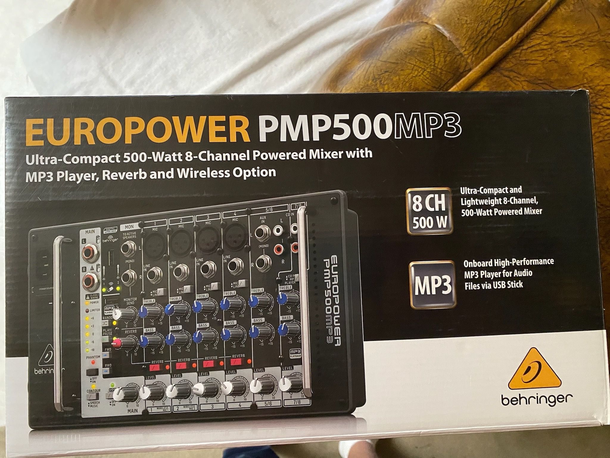 PA System with Powered Mixer, Monitors and Stands