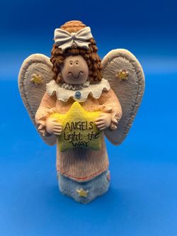 Angel Resin figurine holding star