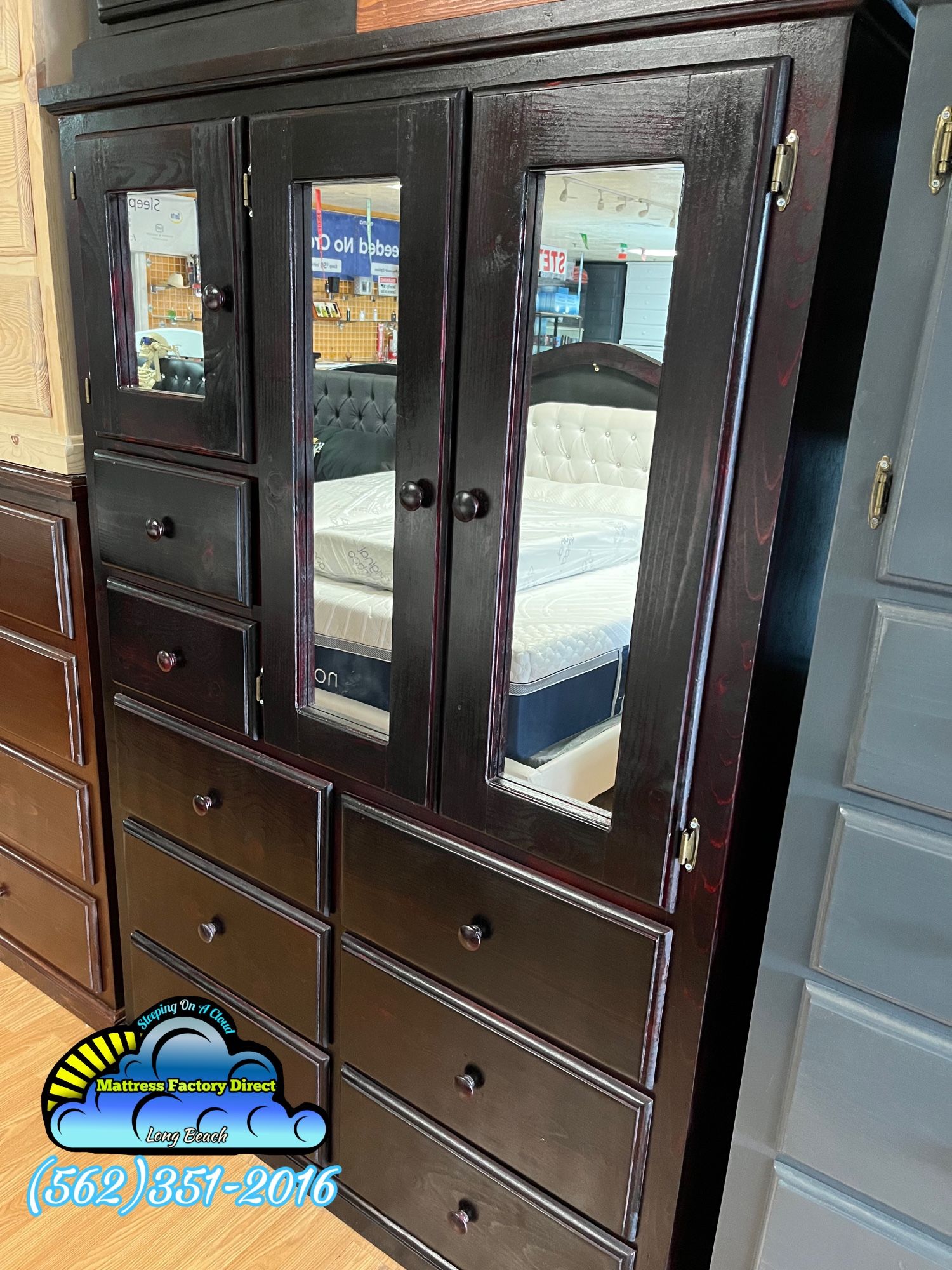 Cherry XL closet Wardrobe Pinewood New Ropero 