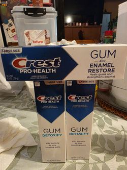Crest toothpaste