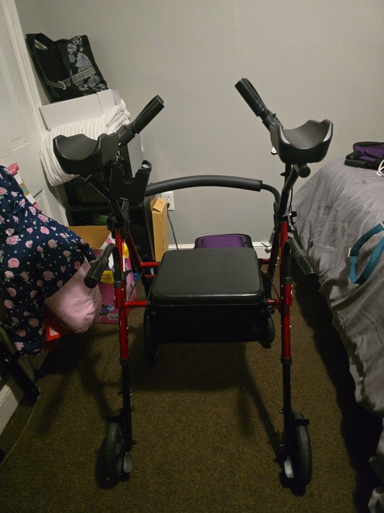 Rollator Walker With Seat