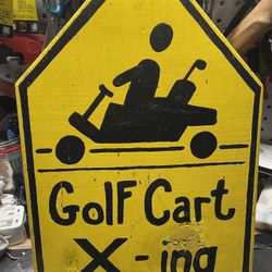Man cave golf wall decor sign  