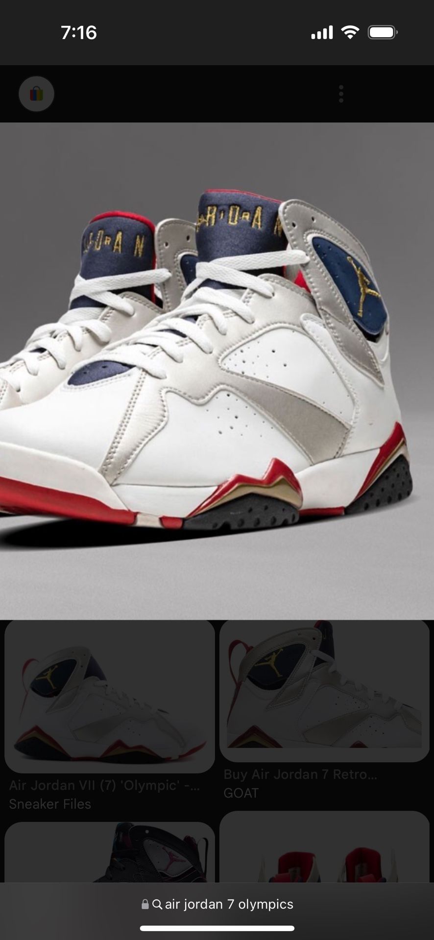 Air Jordan 7 Olympic 