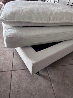 White ottoman-South Austin