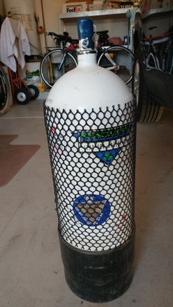 SCUBA PRO 90cf. steel dive cylinder.