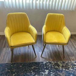Yellow Accent Chairs 