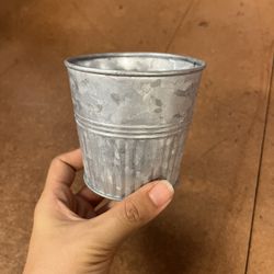Metal Cups For Decor Or Plants