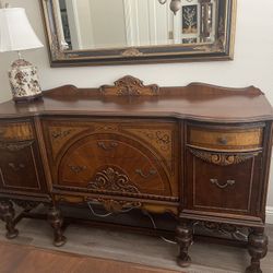 Antique Buffet Cabinet