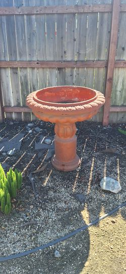 Cement fountain