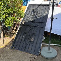 Metal & Wooden Front Door