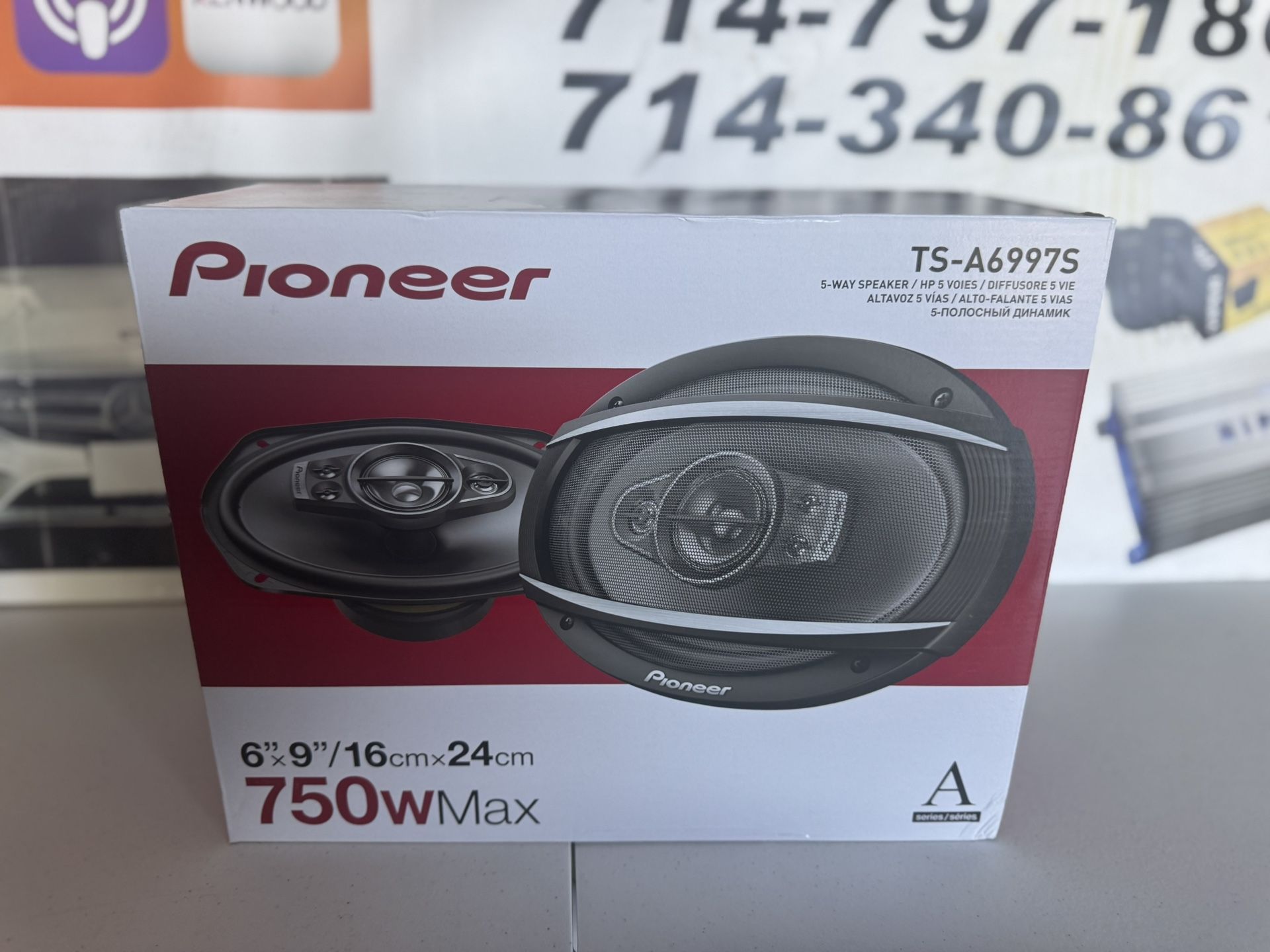 Pioneer 6x9 750w 5 Way