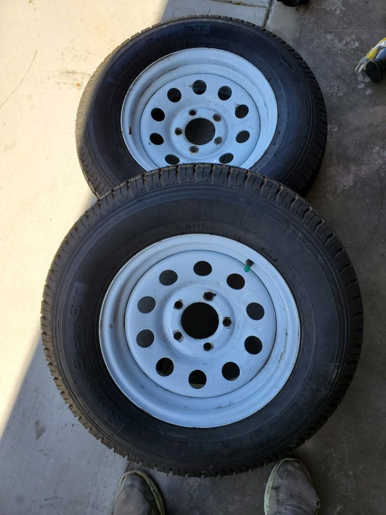 Trailer tires 14"