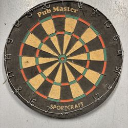 Free Vintage Pub Master Sportcraft Dart Board