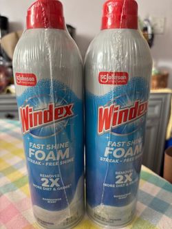 Windex Fast Shine Foam Glass Cleaner 2-Pack(6$$)