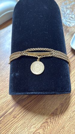 Gold Plated bracelet with Mayan Charm