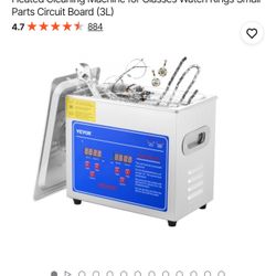 VEVOR Ultrasonic Cleaner with Digital Timer 3L 