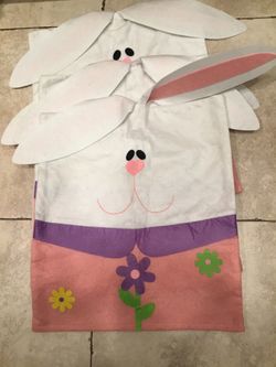 Set Of 4 Bunny Rabbit Chair Covers