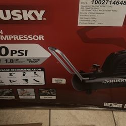 Husky 8 Gallon 150 Psi Portable Electric Air Compressor 