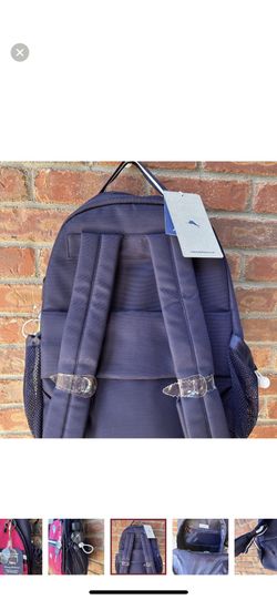 NWT! Tommy Bahama Pickleball Backpack Navy/White w/paddle  display picture 1