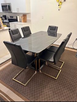 Modern elegant dining set