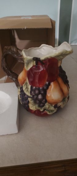 Ceramic Pitcher Home Interiors