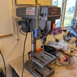 Sears Craftsman 8" Drill Press - 1/3 HP, 3-Speed w/ Digital Depth Gauge