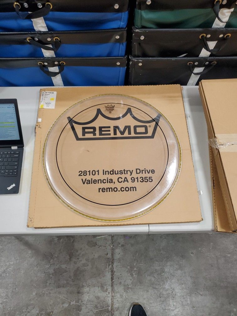 Remo 24" Clear Pinstripe Drum Head