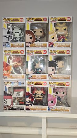 Funko Pop Figures (Lot of 9)