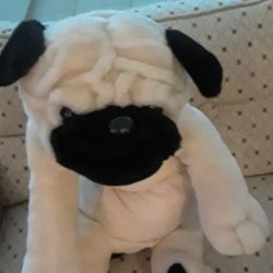stuffed animal pug dog