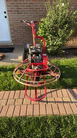Troweling machine 36 inch wide Razorback Walker GX 160 HONDA 5”5 015(contact INFO removed l DS
