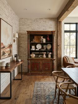 Potato Barn Red Hutch