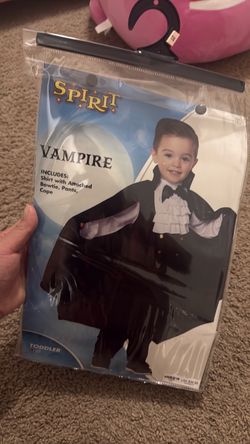 Toddler vampire costume