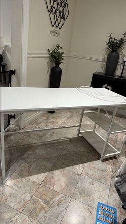 White desk